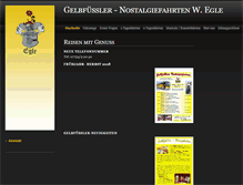 Tablet Screenshot of gelbfuessler-egle.de